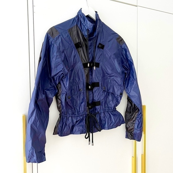 Current/elliott black and blue Rictus jacket windbreaker - Picture 8 of 17